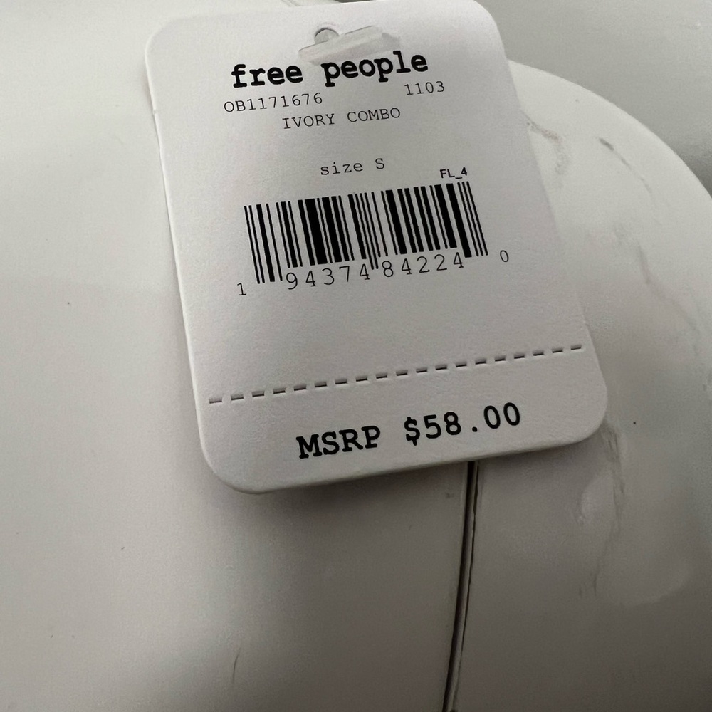Free people Movement by Free People Ivory Combo Top - Picture 3 of 10